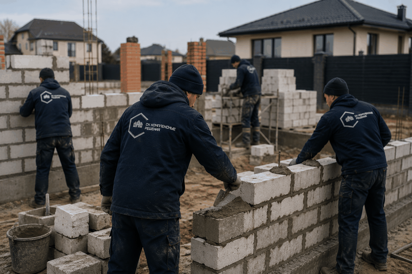 Коммуникация и статус по строительному объекту